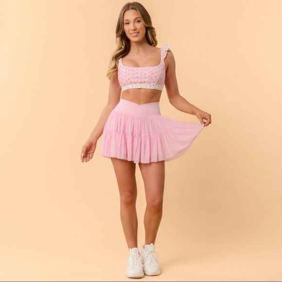 Floral Pink Women's Bra - Picture 3 of 5